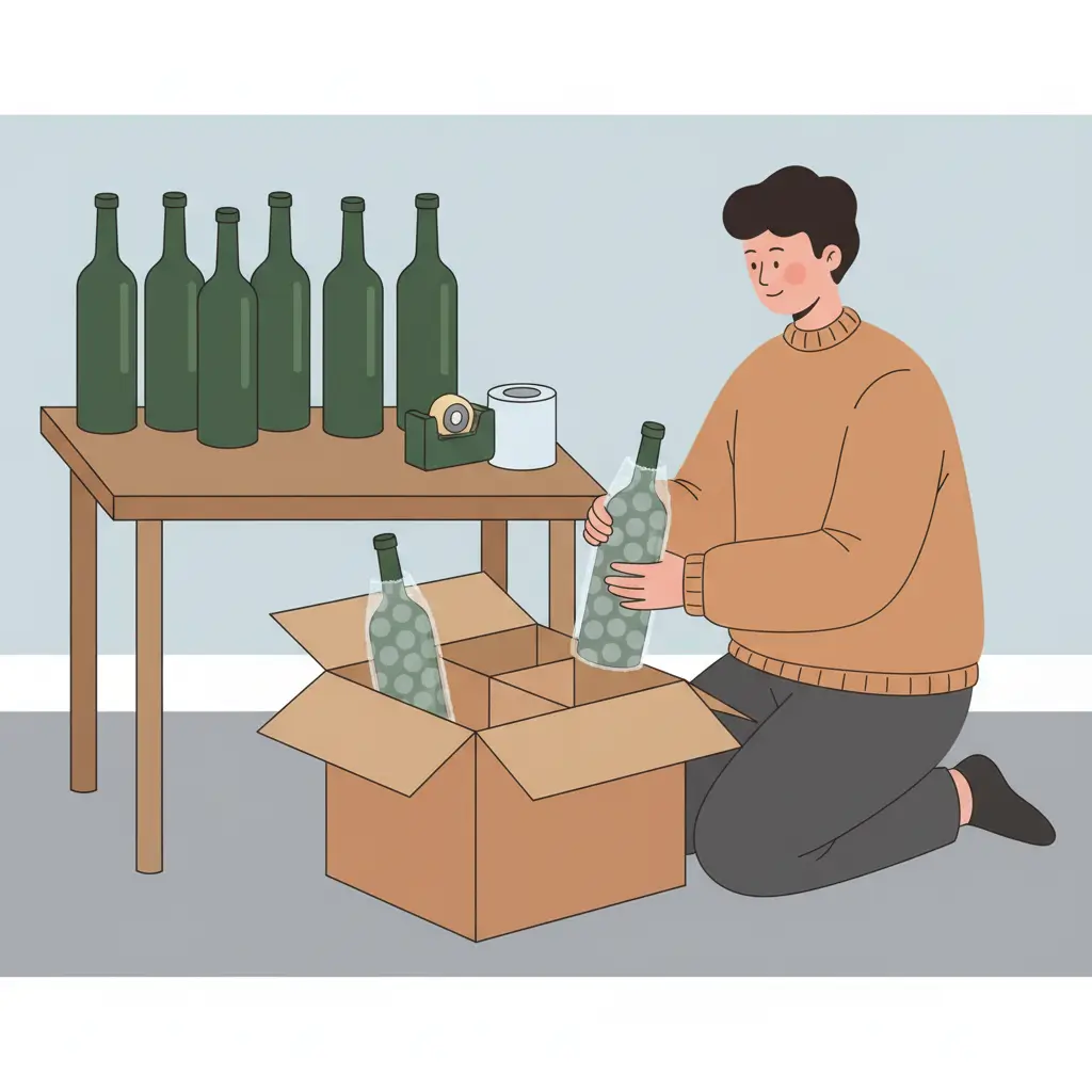 How to Pack Wine Bottles for Moving