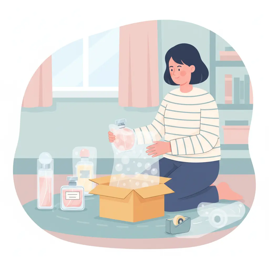 How to Pack Perfume Bottles for Moving